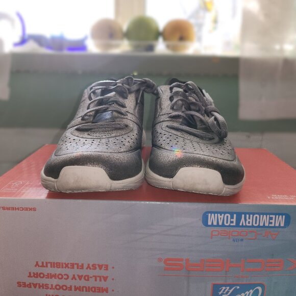 *New Low Price* Gunmetal Sneakers by Sketchers - Picture 5 of 8